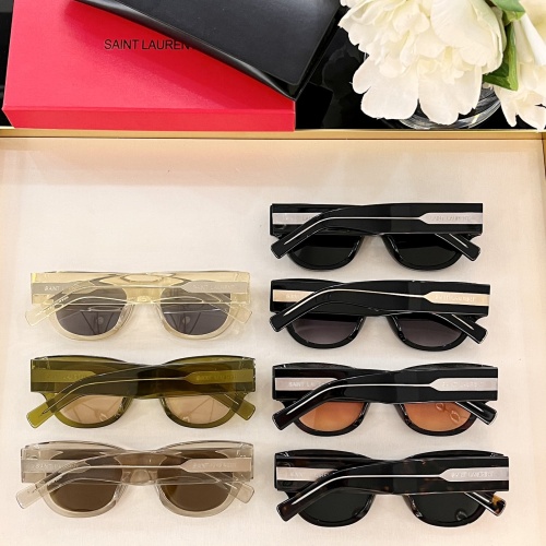 Replica Yves Saint Laurent YSL AAA Quality Sunglasses #1130266 $64.00 USD for Wholesale