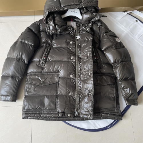Replica Moncler Down Feather Coat Long Sleeved For Men #1130325 $192.00 USD for Wholesale