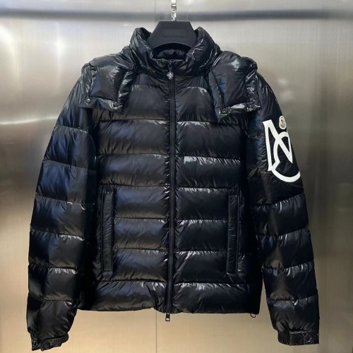 Moncler Down Feather Coat Long Sleeved For Men #1130330 $160.00 USD, Wholesale Replica Moncler Down Feather Coat