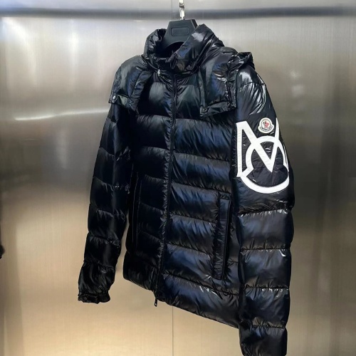 Replica Moncler Down Feather Coat Long Sleeved For Men #1130330 $160.00 USD for Wholesale