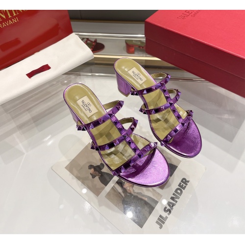 Replica Valentino Slippers For Women #1130375 $88.00 USD for Wholesale