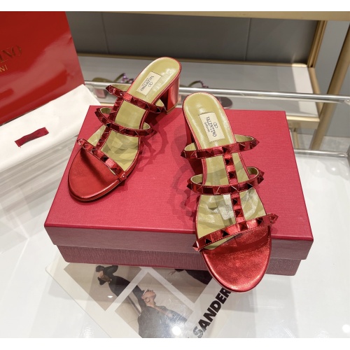 Replica Valentino Slippers For Women #1130377 $88.00 USD for Wholesale