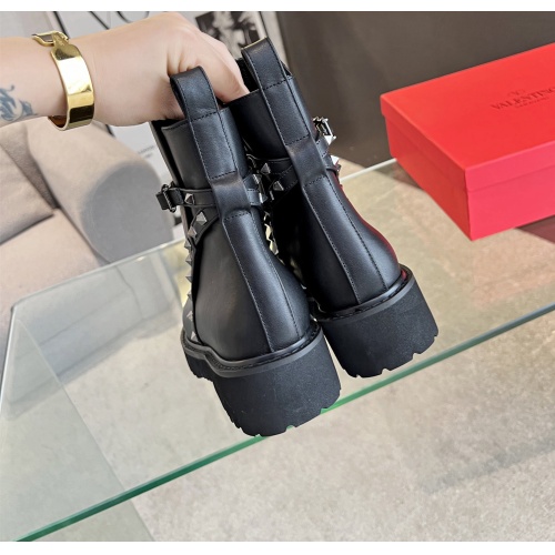 Replica Valentino Boots For Women #1130987 $100.00 USD for Wholesale