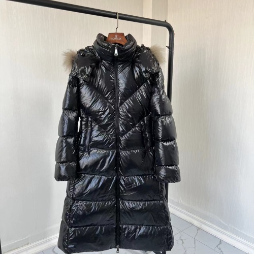 Replica Moncler Down Feather Coat Long Sleeved For Women #1131329 $290.91 USD for Wholesale