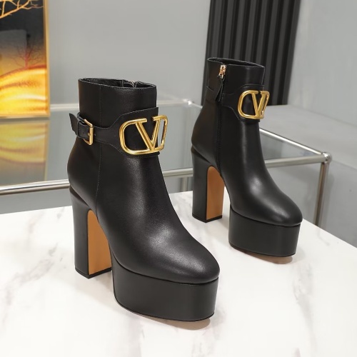 Replica Valentino Boots For Women #1131451 $112.00 USD for Wholesale