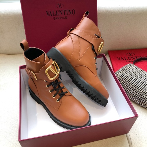 Replica Valentino Boots For Women #1131452 $98.00 USD for Wholesale