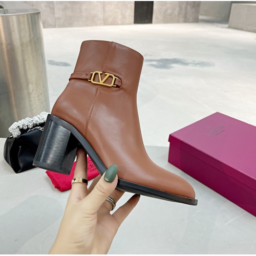 Replica Valentino Boots For Women #1131455 $102.00 USD for Wholesale