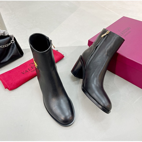 Replica Valentino Boots For Women #1131456 $102.00 USD for Wholesale