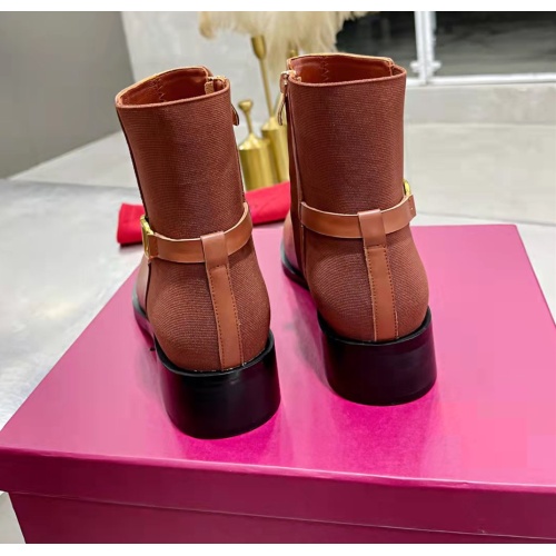 Replica Valentino Boots For Women #1131457 $98.00 USD for Wholesale