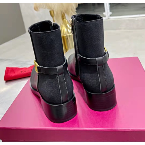Replica Valentino Boots For Women #1131458 $98.00 USD for Wholesale