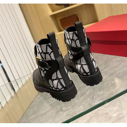 Replica Valentino Boots For Women #1131460 $100.00 USD for Wholesale