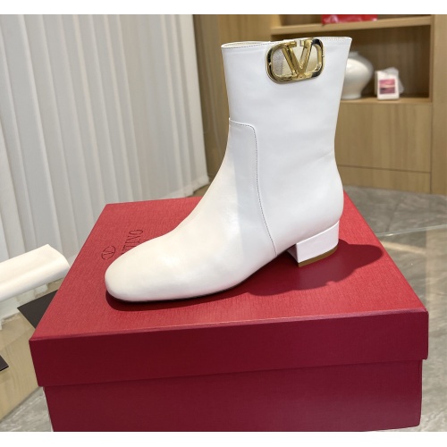 Replica Valentino Boots For Women #1131461 $128.00 USD for Wholesale