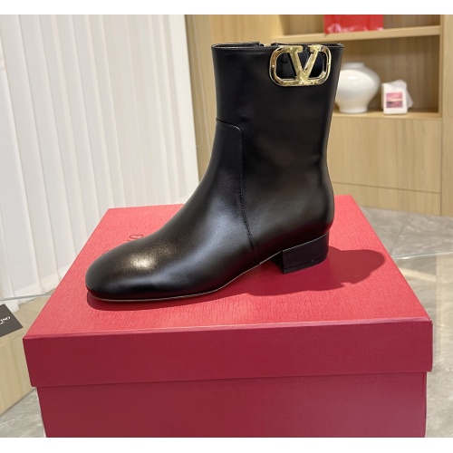 Replica Valentino Boots For Women #1131463 $128.00 USD for Wholesale