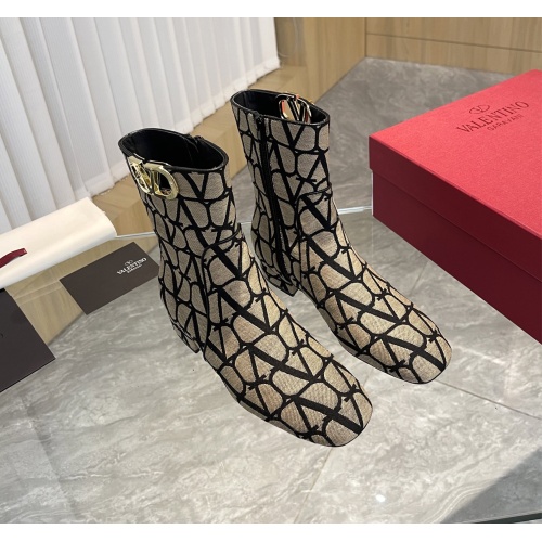 Replica Valentino Boots For Women #1131467 $125.00 USD for Wholesale