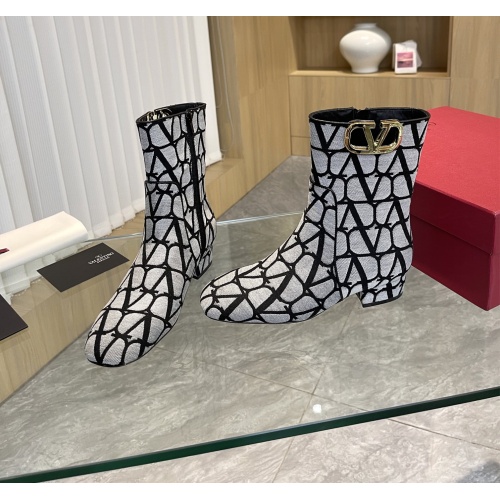 Replica Valentino Boots For Women #1131468 $125.00 USD for Wholesale