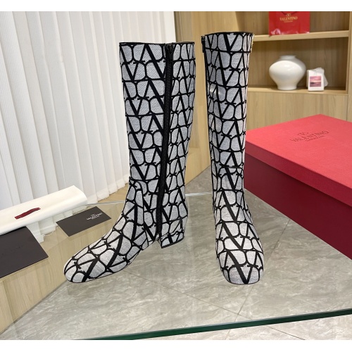 Replica Valentino Boots For Women #1131473 $145.00 USD for Wholesale
