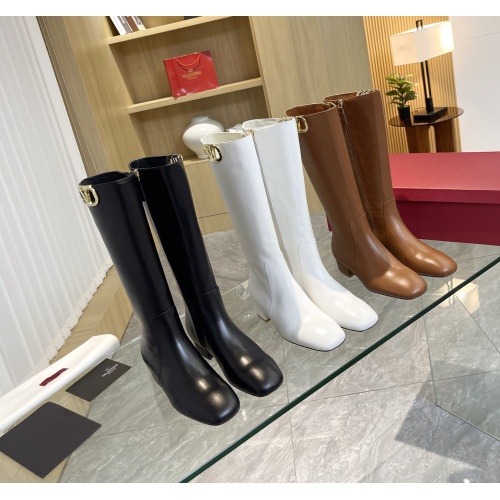 Replica Valentino Boots For Women #1131474 $160.00 USD for Wholesale