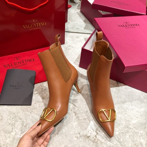 Replica Valentino Boots For Women #1131478 $102.00 USD for Wholesale
