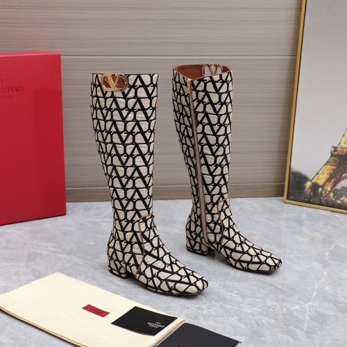 Replica Valentino Boots For Women #1132173 $202.00 USD for Wholesale