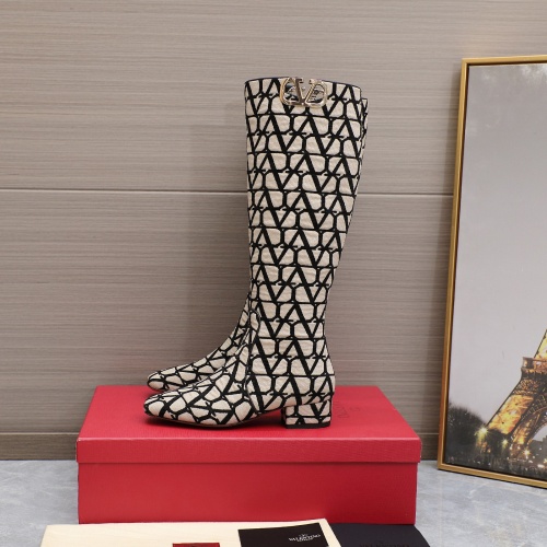 Replica Valentino Boots For Women #1132174 $202.00 USD for Wholesale