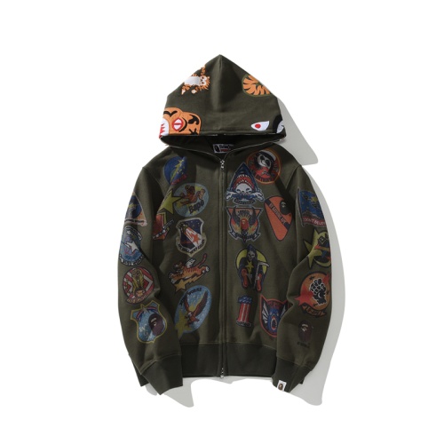 Replica Bape Jackets Long Sleeved For Men #1132387 $72.00 USD for Wholesale