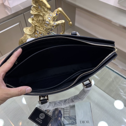 Replica Versace AAA Man Handbags #1132725 $155.00 USD for Wholesale