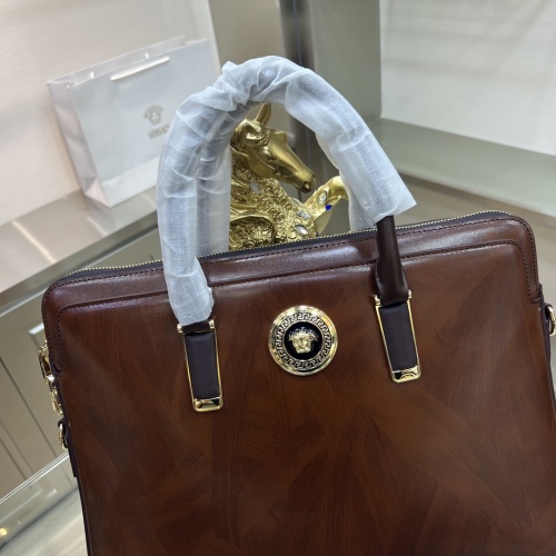 Replica Versace AAA Man Handbags #1132727 $155.00 USD for Wholesale