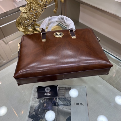 Replica Versace AAA Man Handbags #1132727 $155.00 USD for Wholesale