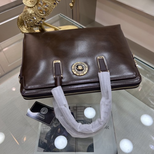 Replica Versace AAA Man Handbags #1132728 $155.00 USD for Wholesale