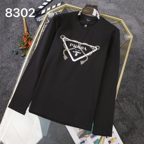 Prada T-Shirts Long Sleeved For Men #1132798