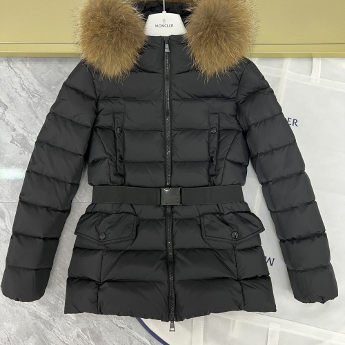 Moncler Down Feather Coat Long Sleeved For Women #1132903