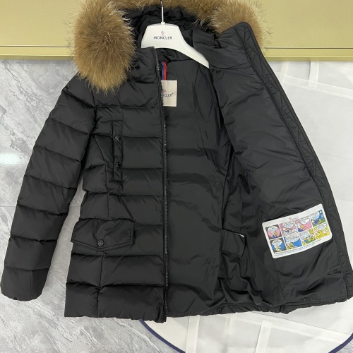 Replica Moncler Down Feather Coat Long Sleeved For Women #1132903 $185.00 USD for Wholesale
