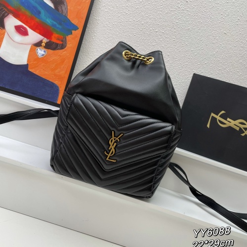 Yves Saint Laurent YSL AAA Quality Backpacks For Women #1133274 $98.00 USD, Wholesale Replica Yves Saint Laurent YSL AAA Backpacks