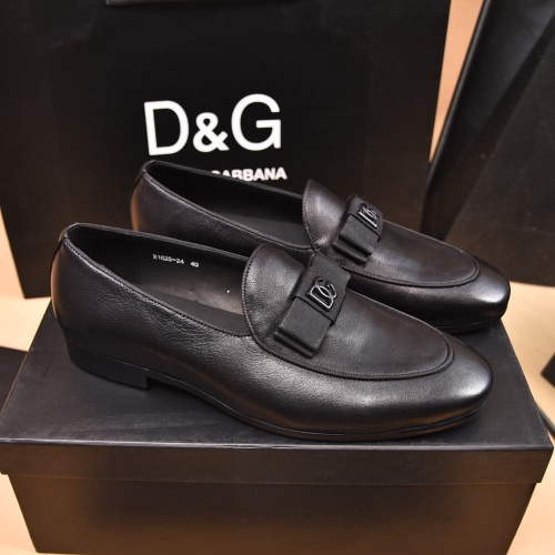 Dolce & Gabbana D&G Leather Shoes For Men #1133661