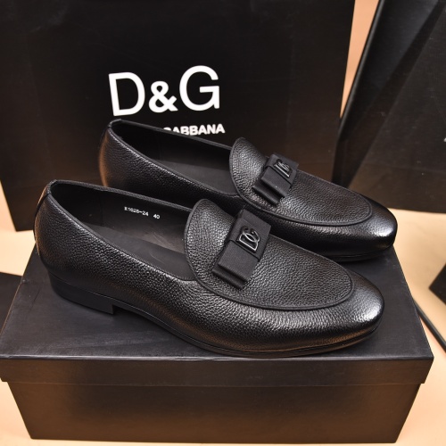 Dolce & Gabbana D&G Leather Shoes For Men #1133663