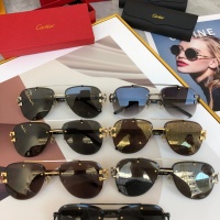 $60.00 USD Cartier AAA Quality Sunglassess #1124606