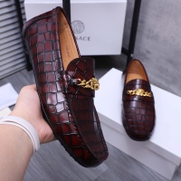 $92.00 USD Versace Leather Shoes For Men #1125562