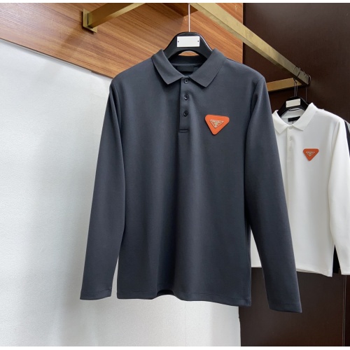 Prada T-Shirts Long Sleeved For Men #1133796
