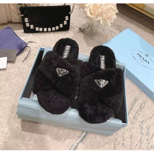 Prada Slippers For Women #1133813 $85.00 USD, Wholesale Replica Prada Slippers