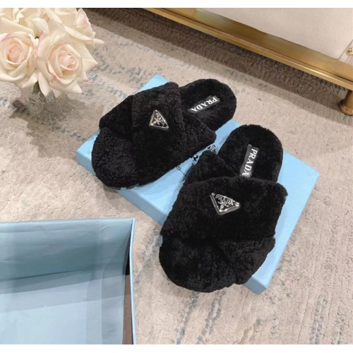Replica Prada Slippers For Women #1133813 $85.00 USD for Wholesale