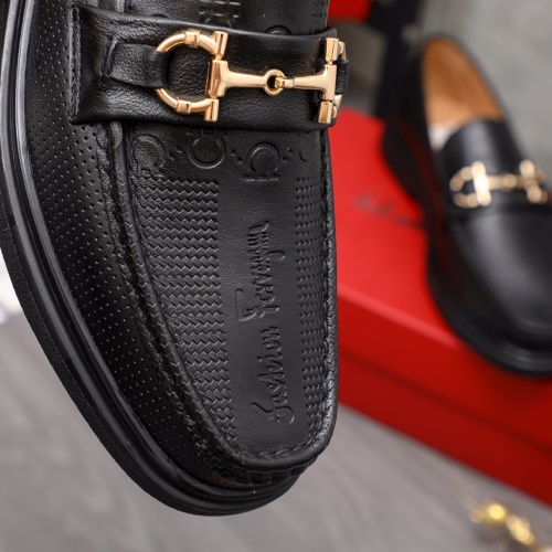 Replica Salvatore Ferragamo Leather Shoes For Men #1133897 $82.00 USD for Wholesale