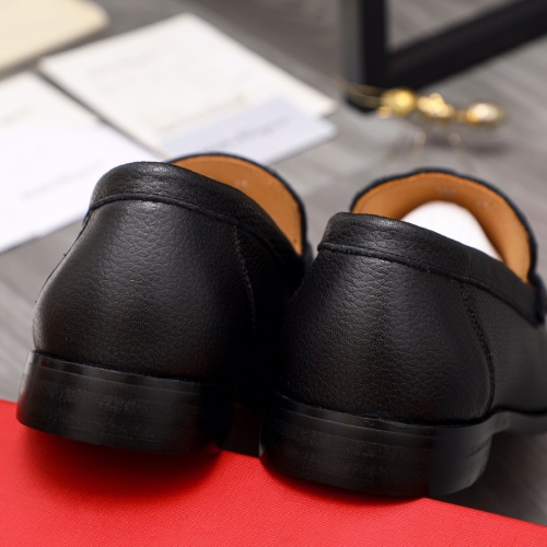 Replica Salvatore Ferragamo Leather Shoes For Men #1134003 $82.00 USD for Wholesale