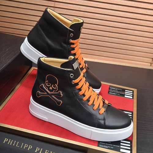 Replica Philipp Plein PP High Tops Shoes For Men #1134101 $118.00 USD for Wholesale
