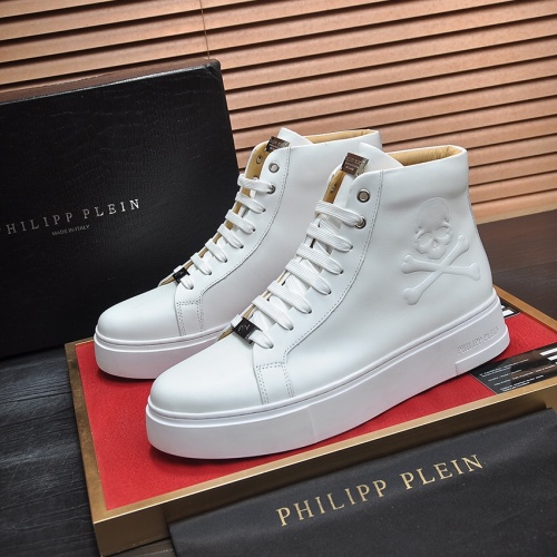 Philipp Plein PP High Tops Shoes For Men #1134102 $118.00 USD, Wholesale Replica Philipp Plein PP High Tops Shoes
