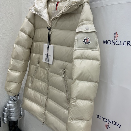 Replica Moncler Down Feather Coat Long Sleeved For Women #1134142 $190.00 USD for Wholesale