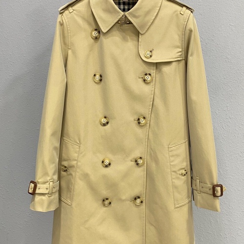Burberry Trench Coat Long Sleeved For Women #1134152