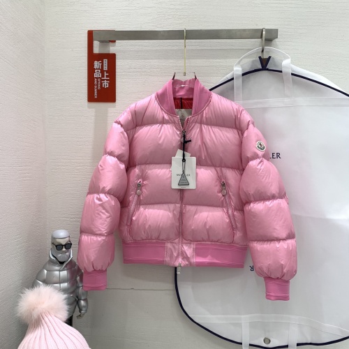 Moncler Down Feather Coat Long Sleeved For Women #1134185 $162.00 USD, Wholesale Replica Moncler Down Feather Coat