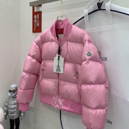 Replica Moncler Down Feather Coat Long Sleeved For Women #1134185 $162.00 USD for Wholesale