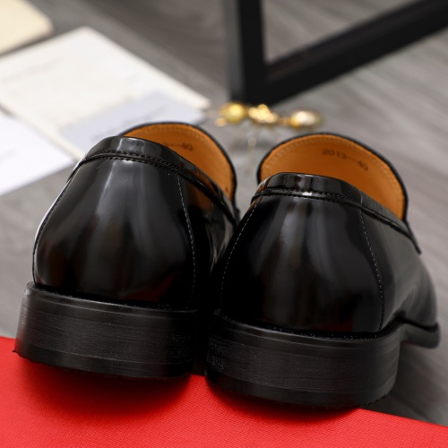 Replica Salvatore Ferragamo Leather Shoes For Men #1134200 $82.00 USD for Wholesale