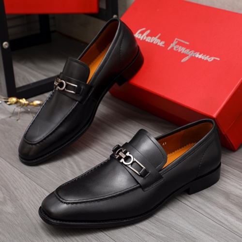 Salvatore Ferragamo Leather Shoes For Men #1134252 $72.00 USD, Wholesale Replica Salvatore Ferragamo Leather Shoes